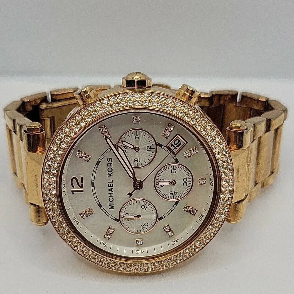 Michael Kors Parker MK5491 Womens Stainless Steel Analog Dial Quartz Watch AM352